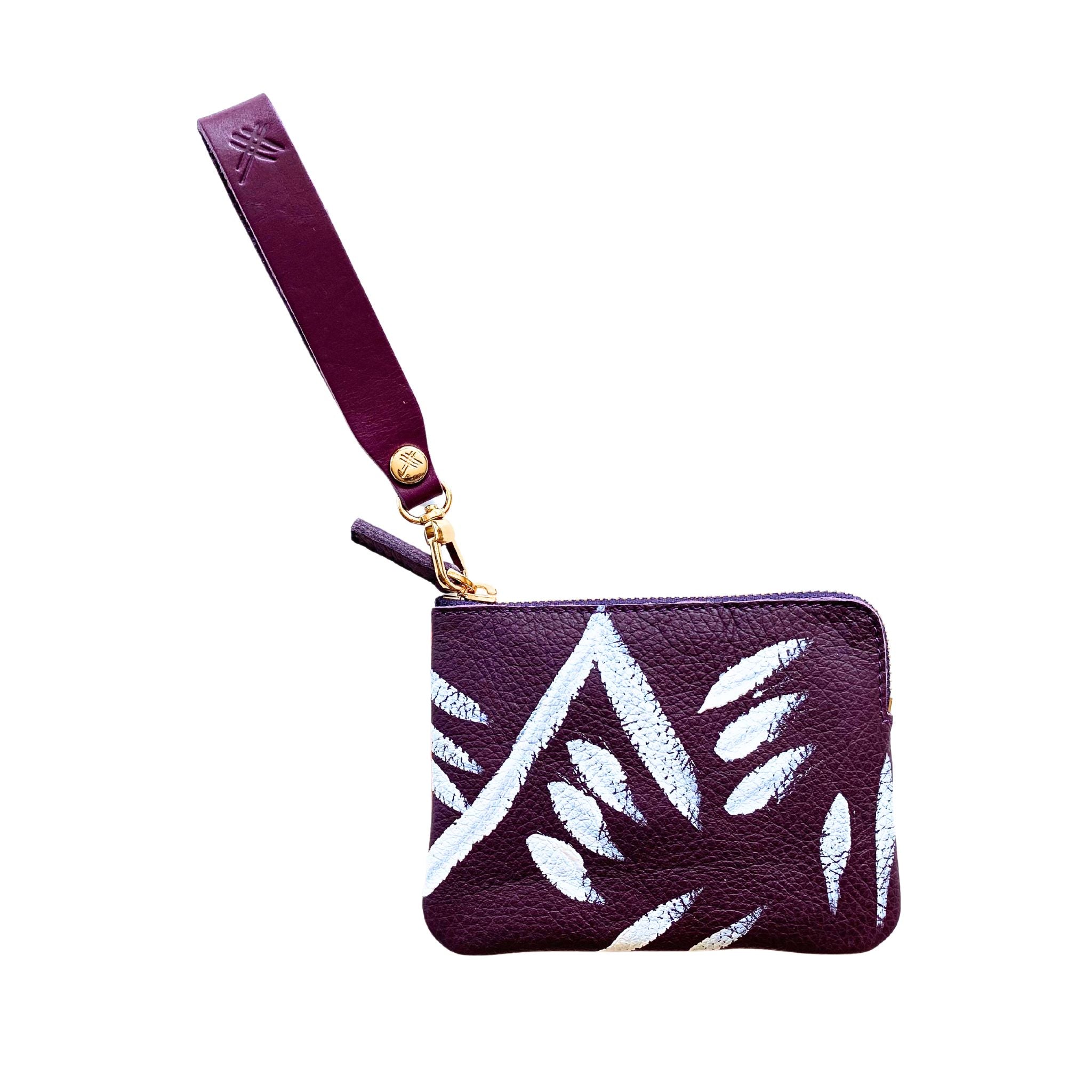 ARTIST PURSE PURPLE // WHITE ZIGZAG