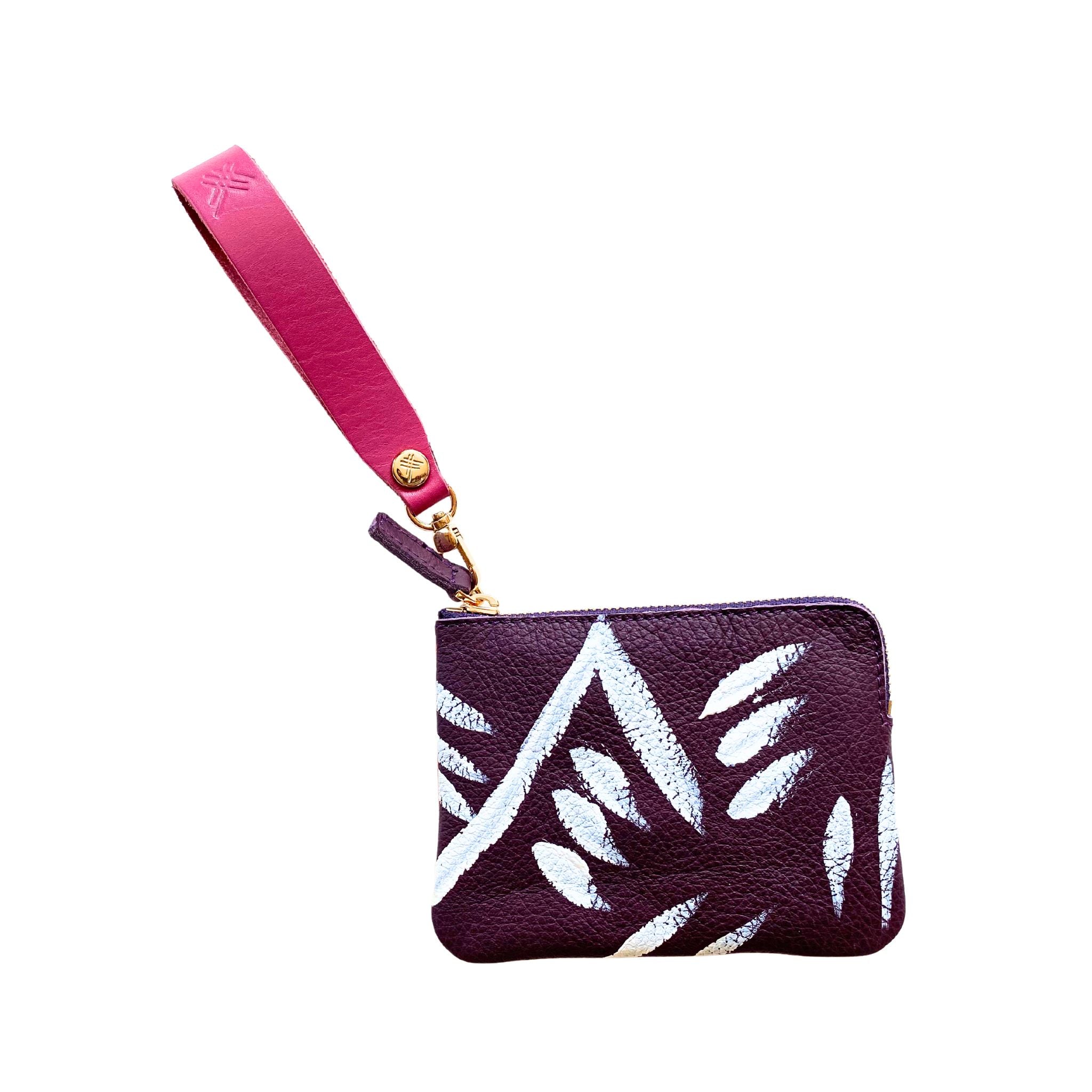 ARTIST PURSE PURPLE // WHITE ZIGZAG