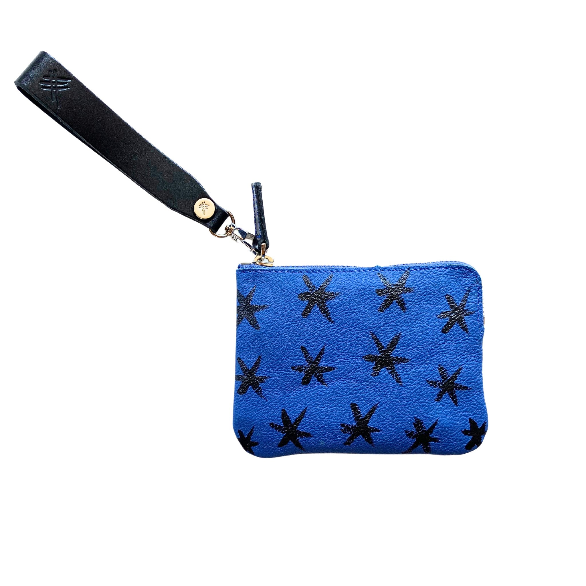 ARTIST PURSE BLUE // BLACK STAR