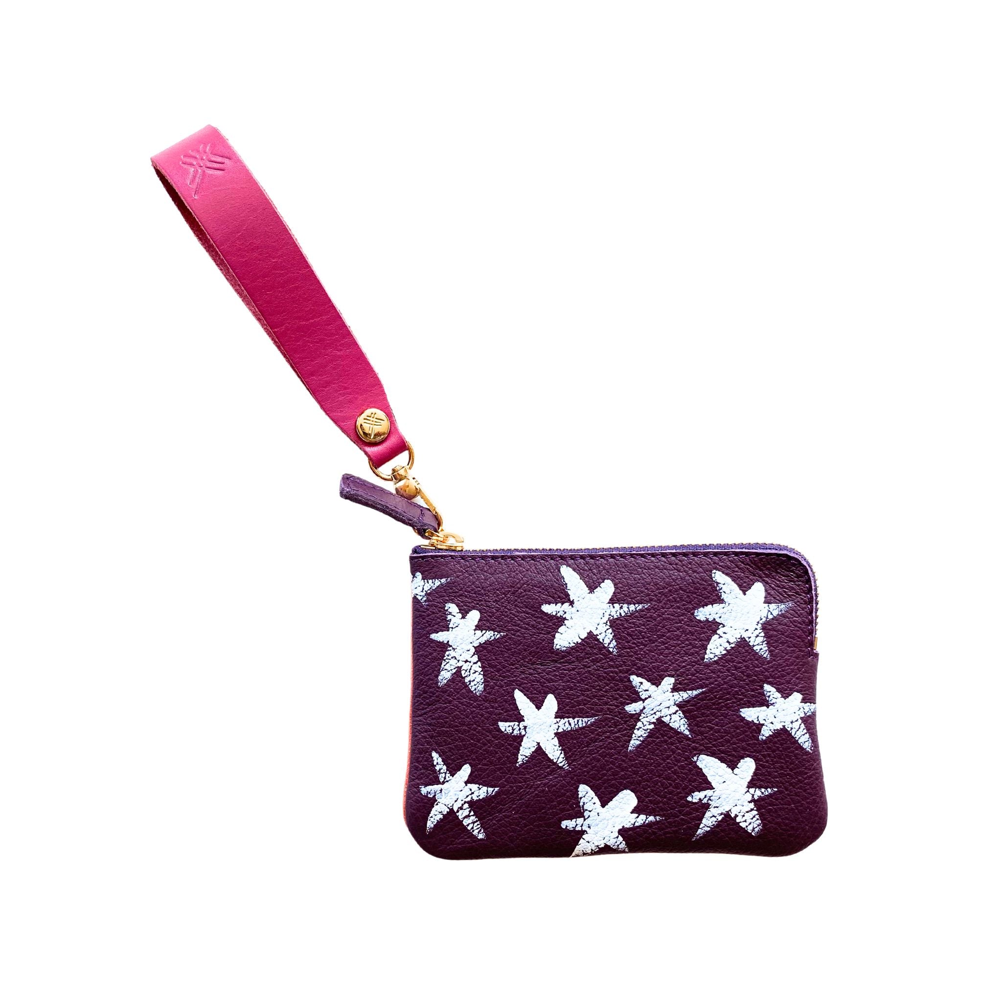 ARTIST PURSE PURPLE // WHITE STAR