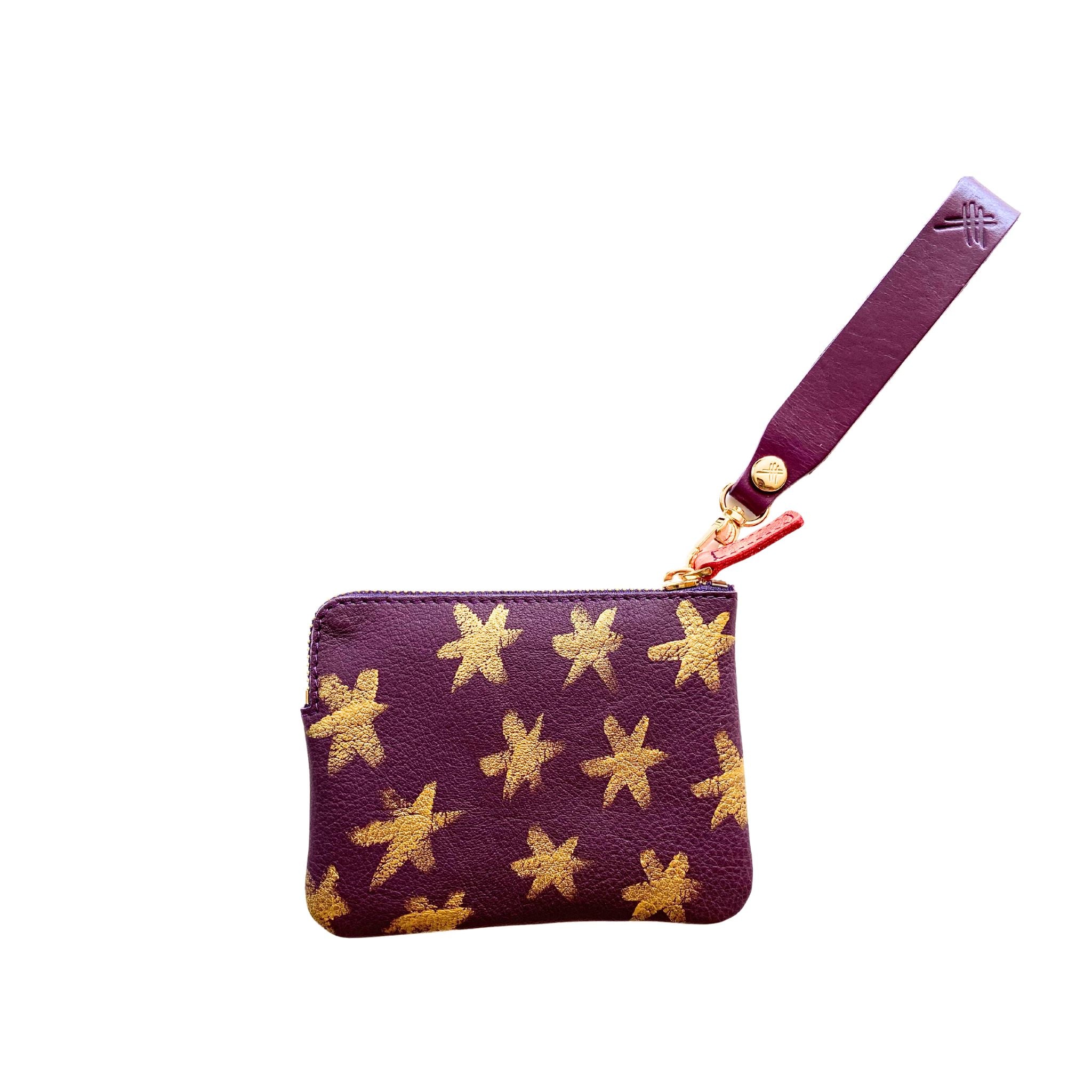 ARTIST PURSE PURPLE // GOLD STAR