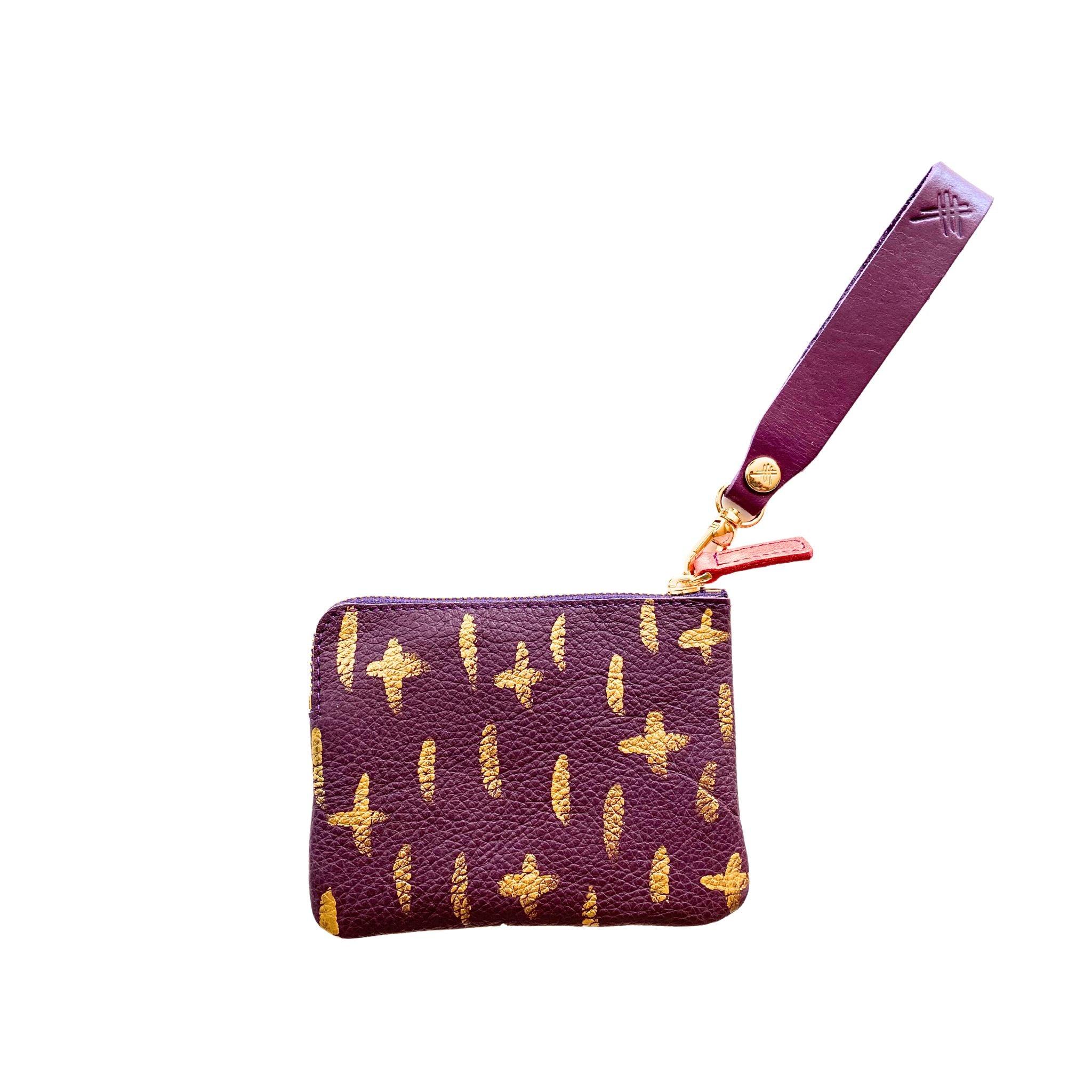 ARTIST PURSE PURPLE // GOLD + -