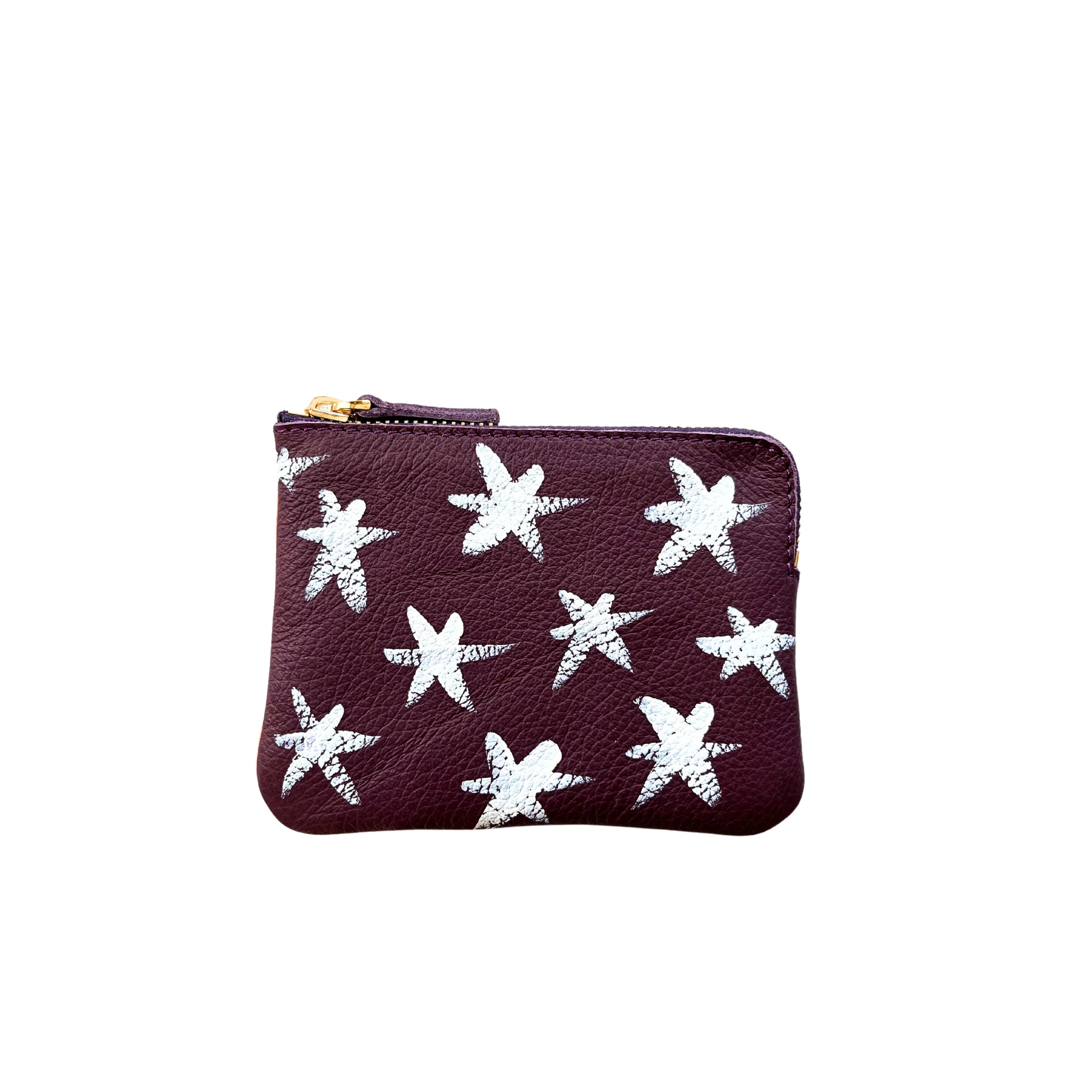 ARTIST PURSE PURPLE // WHITE STAR