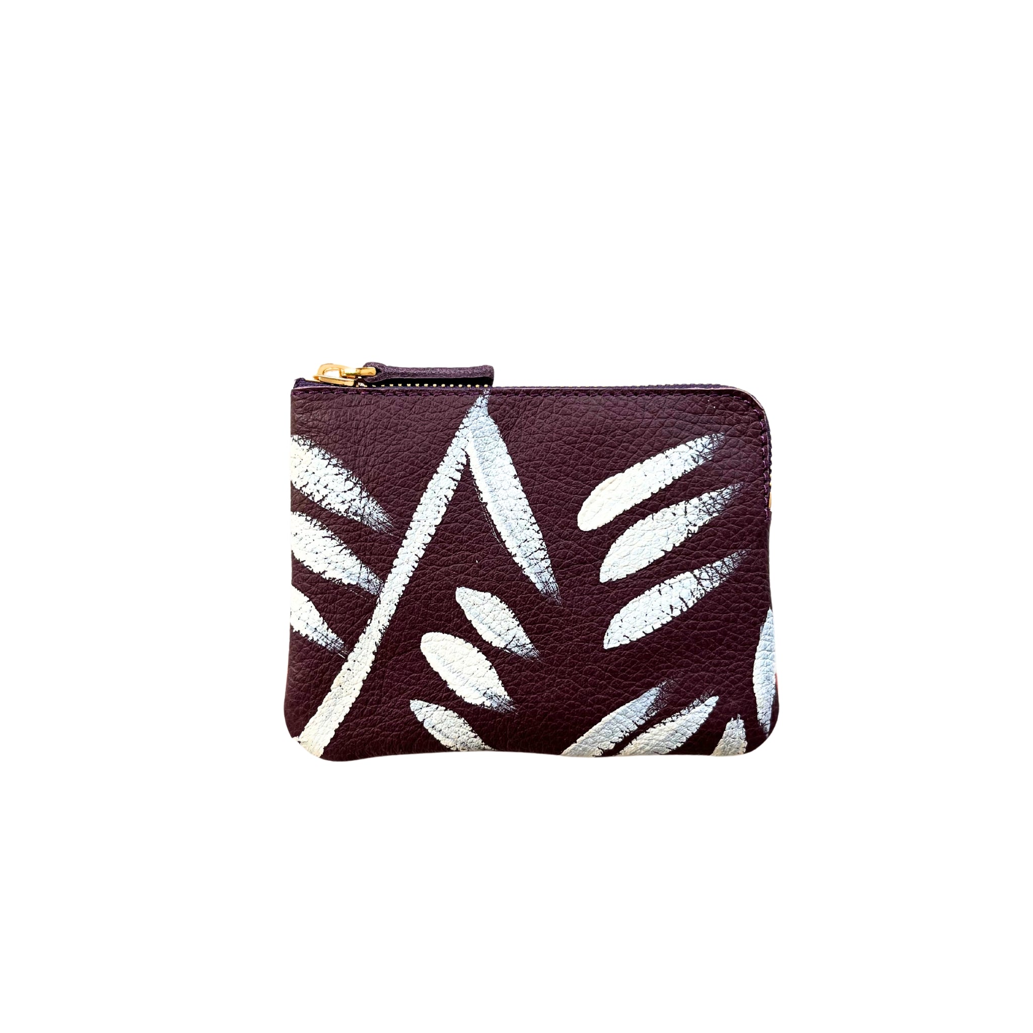 ARTIST PURSE PURPLE // WHITE ZIGZAG