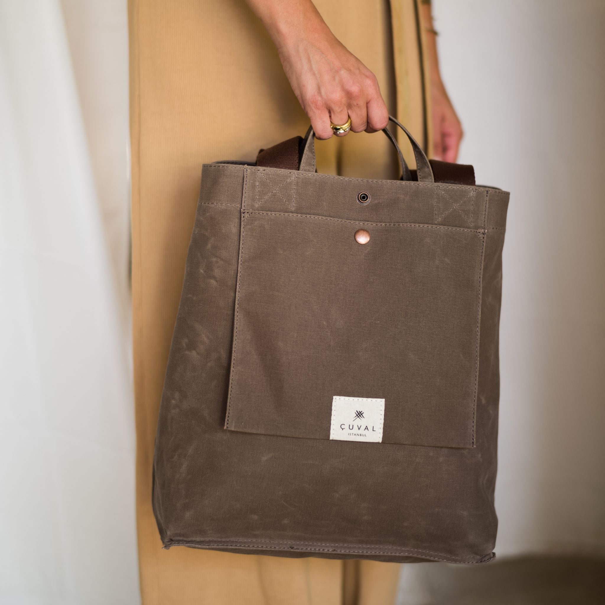 No. 301 Bootcut Tote Wood (REVERSIBLE)