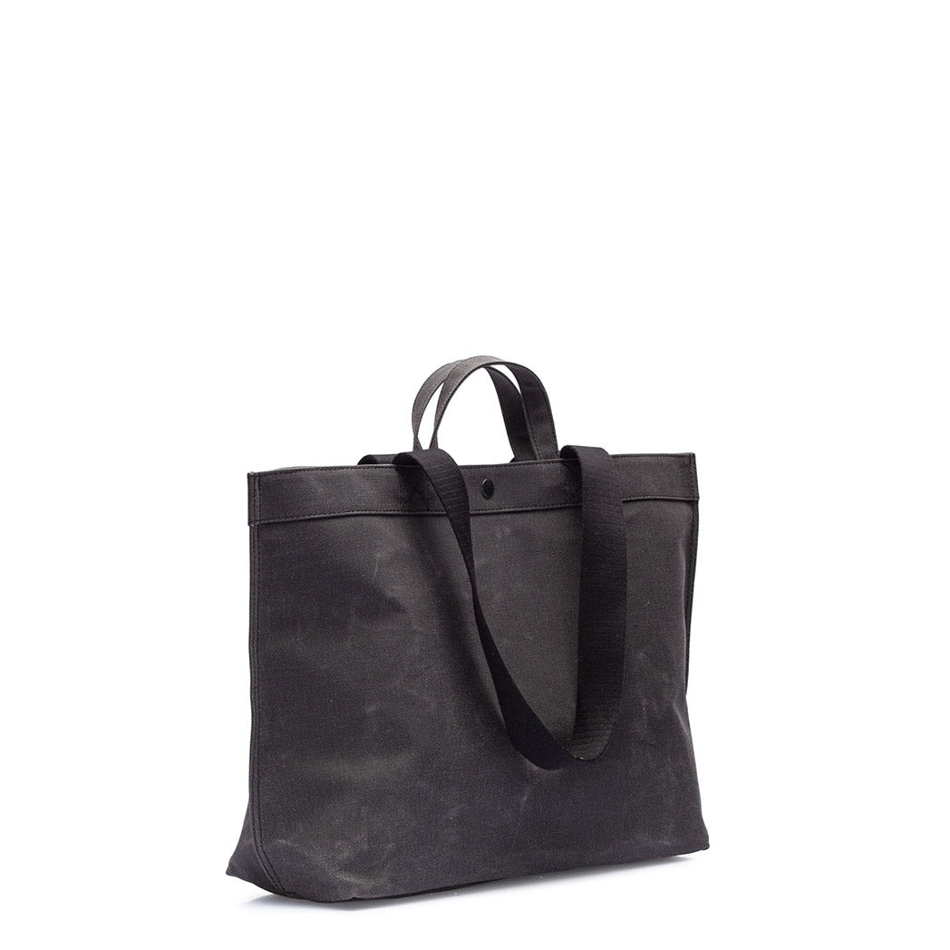 PRE-ORDER ONLY No. 204 Large Tote Charcoal (REVERSIBLE)