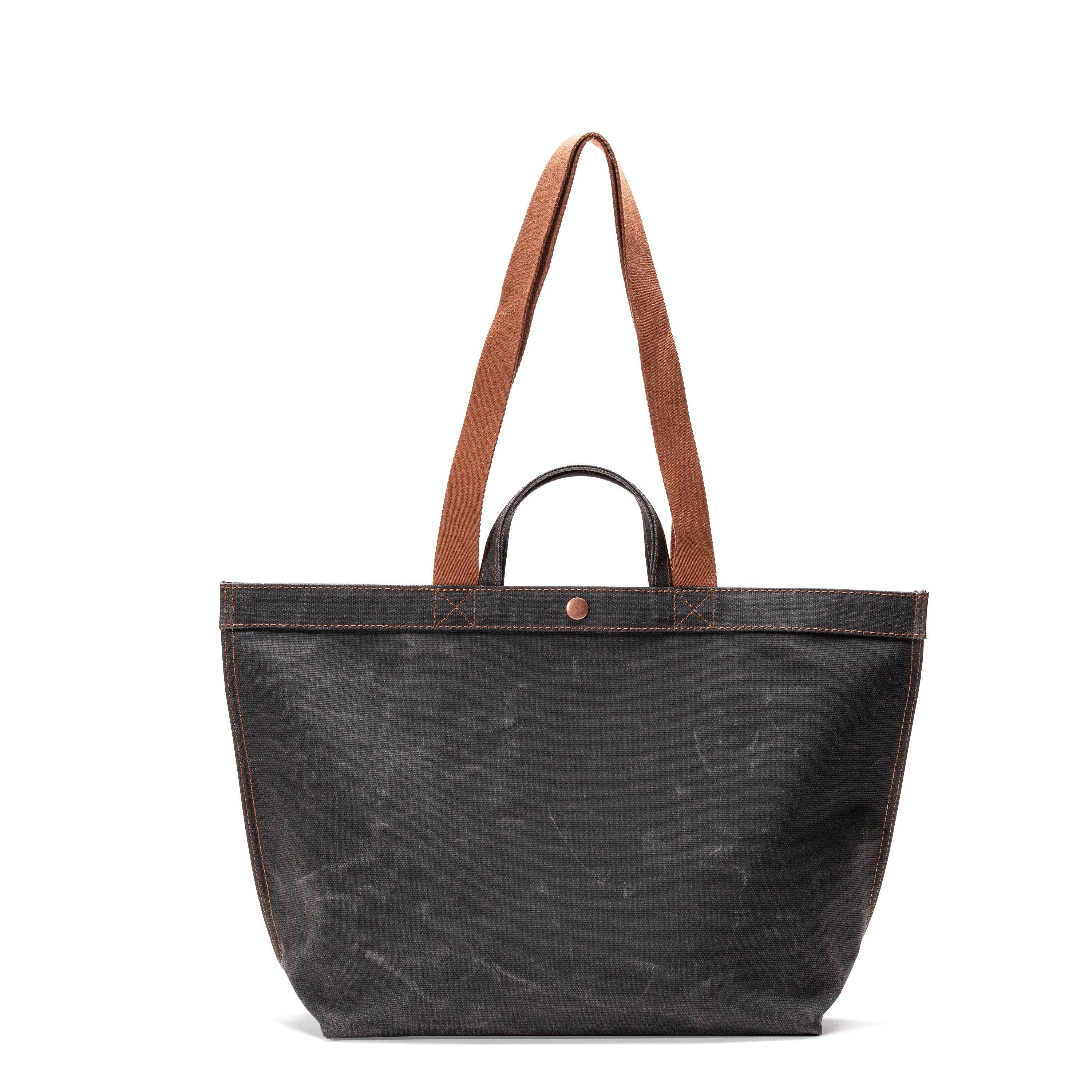 No. 203 Medium Tote Black Truffle (REVERSIBLE)