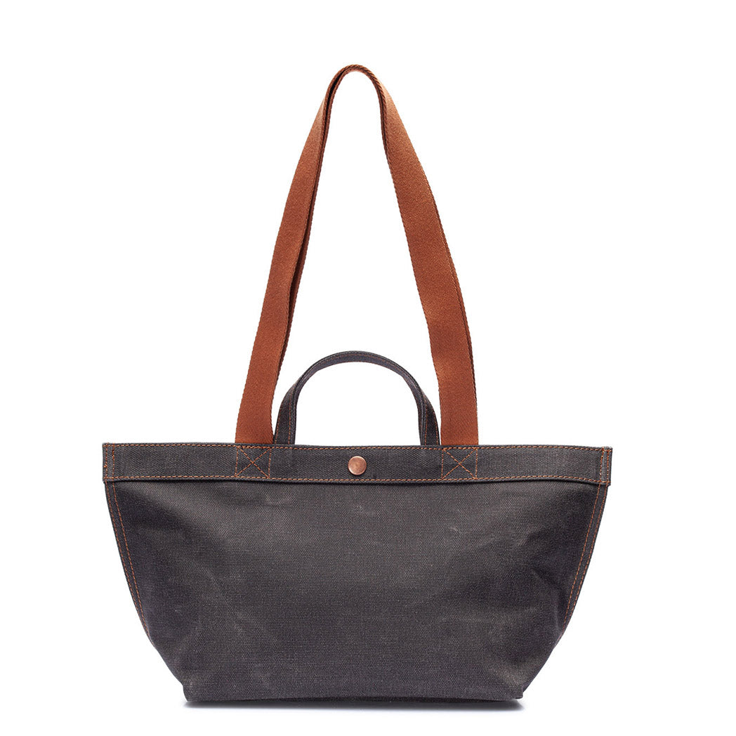 No. 201 Small Tote Black Truffle (REVERSIBLE)