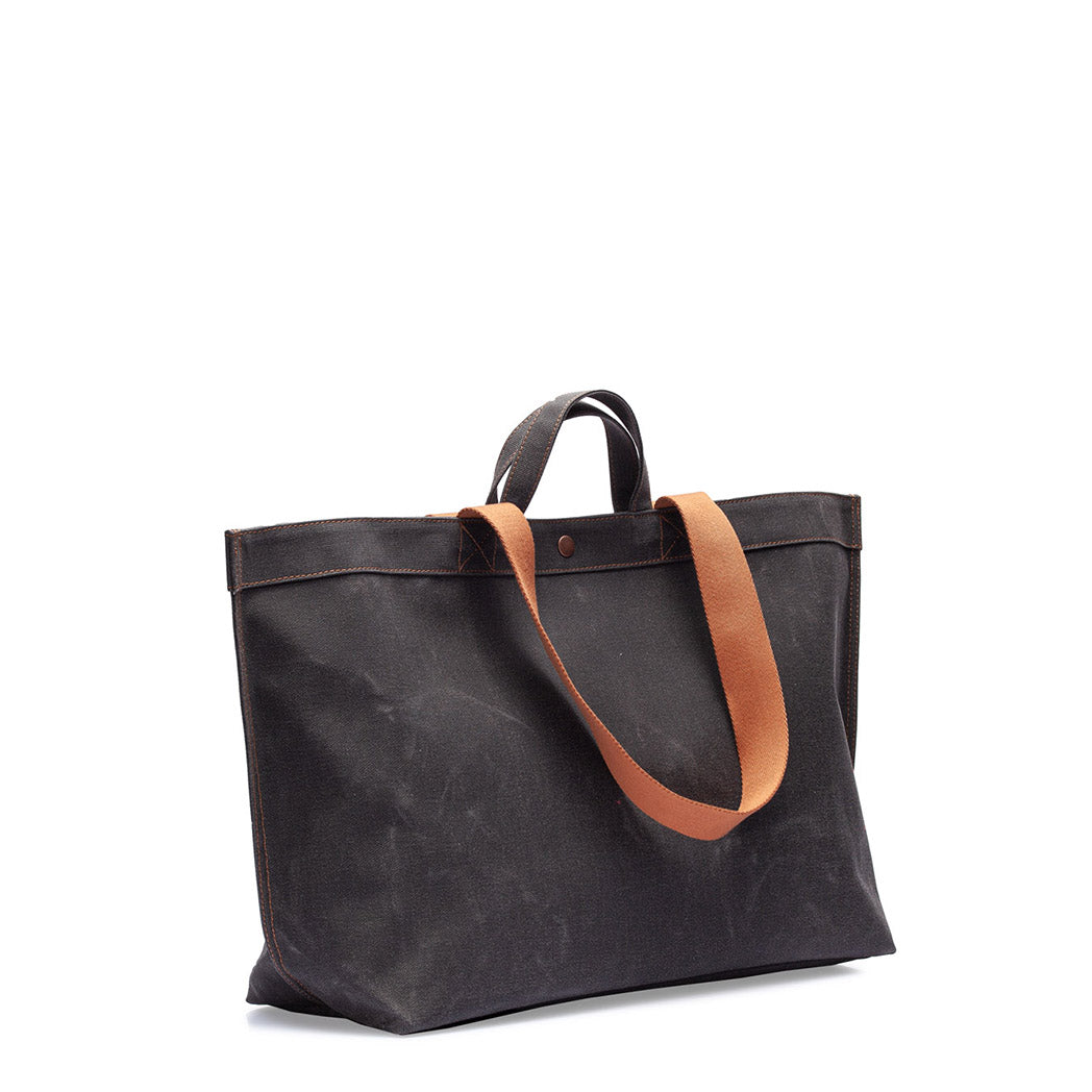 No. 205 XLarge Tote Black Truffle (REVERSIBLE)