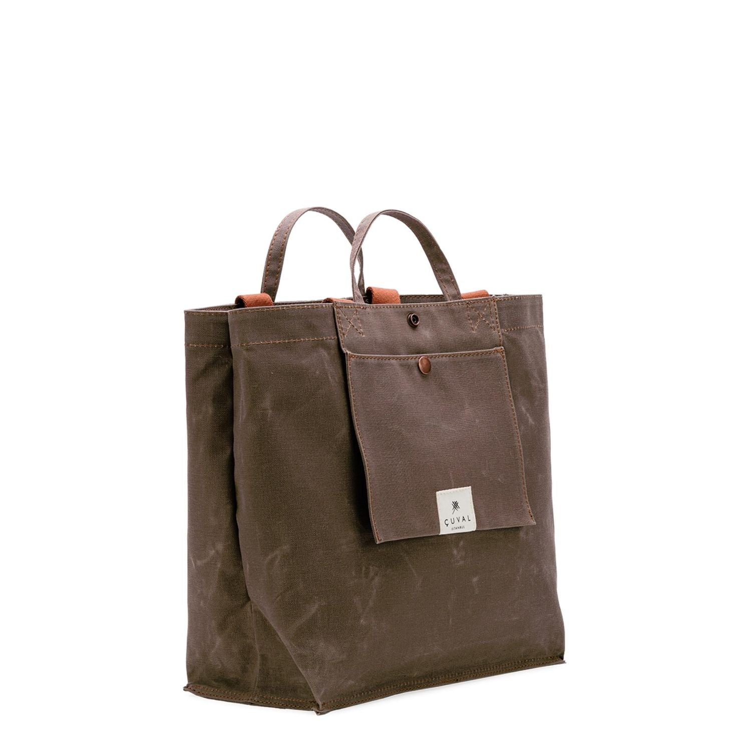 No. 203 Medium Tote Tobacco (REVERSIBLE)