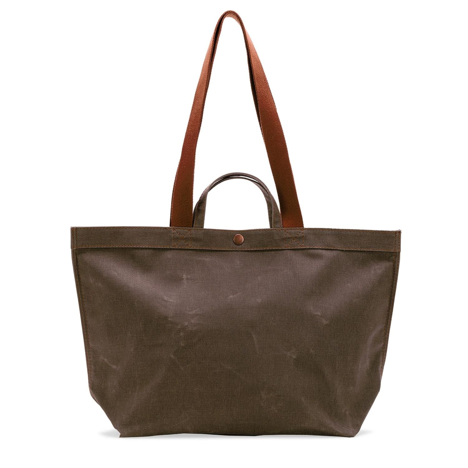 PRE-ORDER ONLY No. 203 Medium Tote Tobacco (REVERSIBLE)