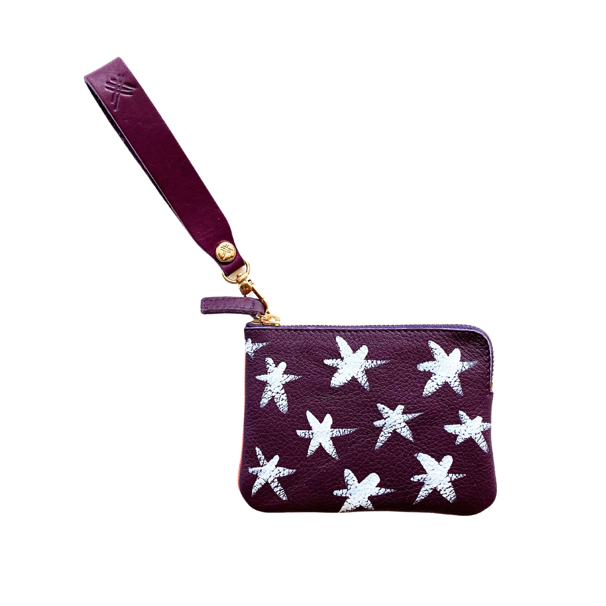 ARTIST PURSE PURPLE // WHITE STAR