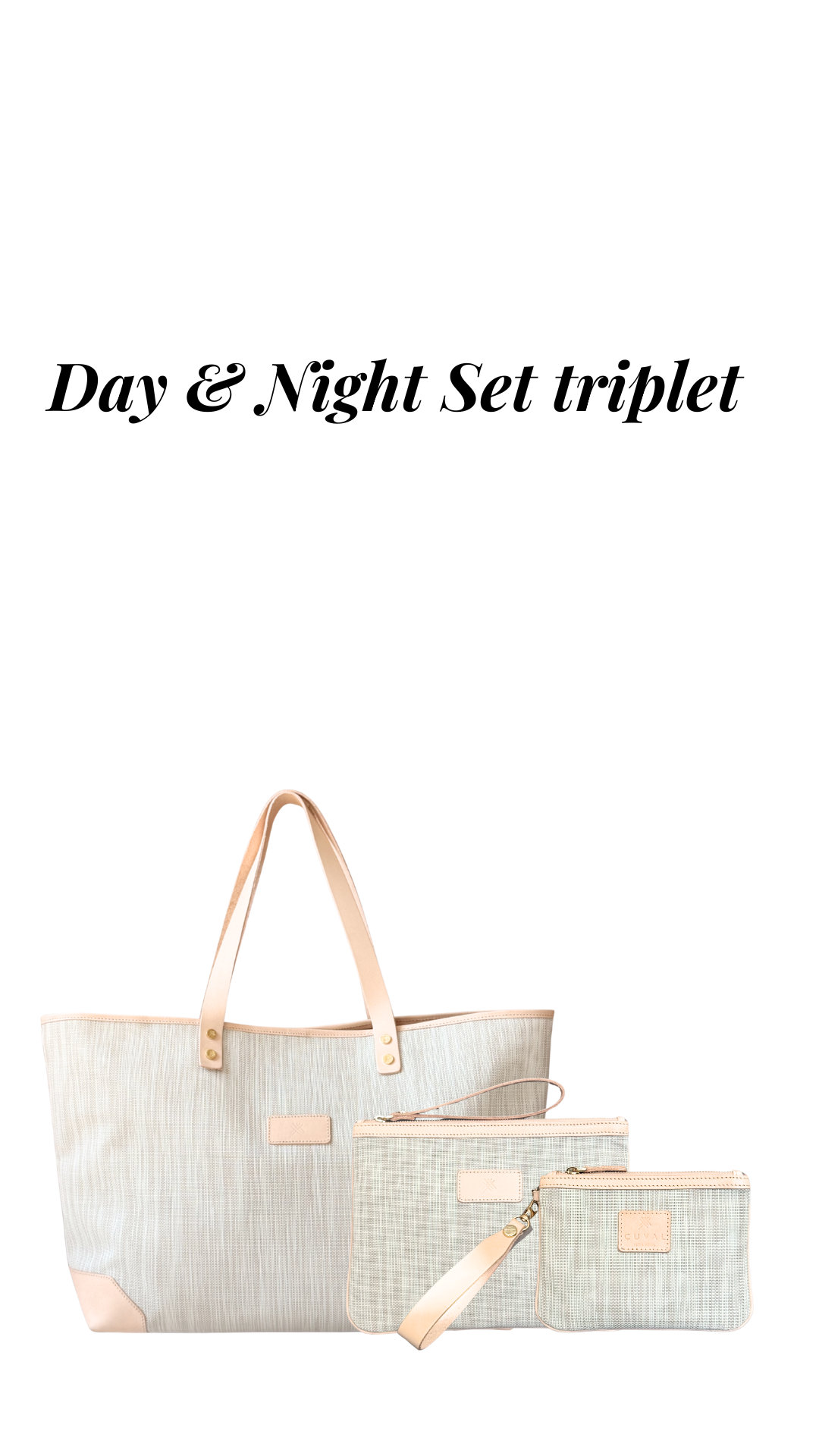 Day&Night Set Triplet — BeigeStripes