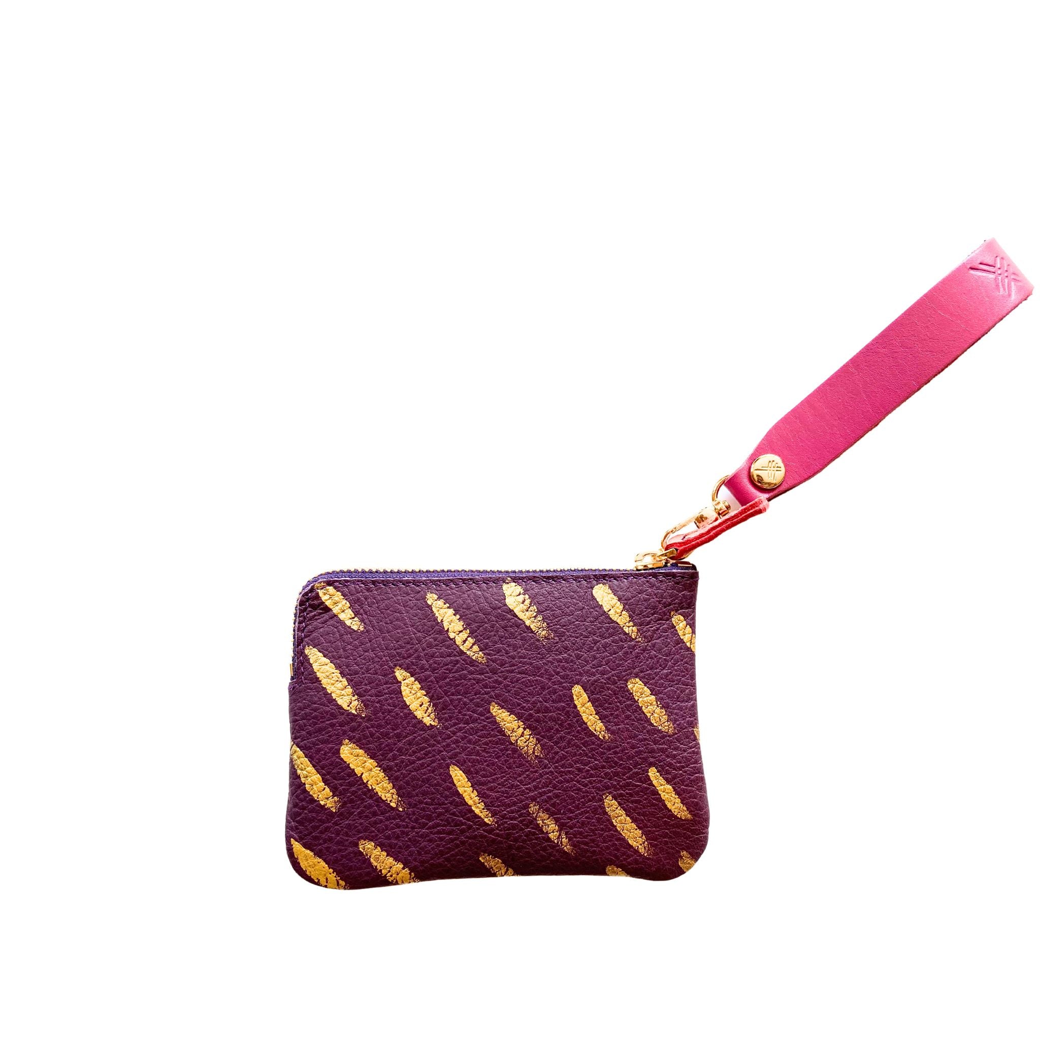 ARTIST PURSE PURPLE // GOLD RAIN