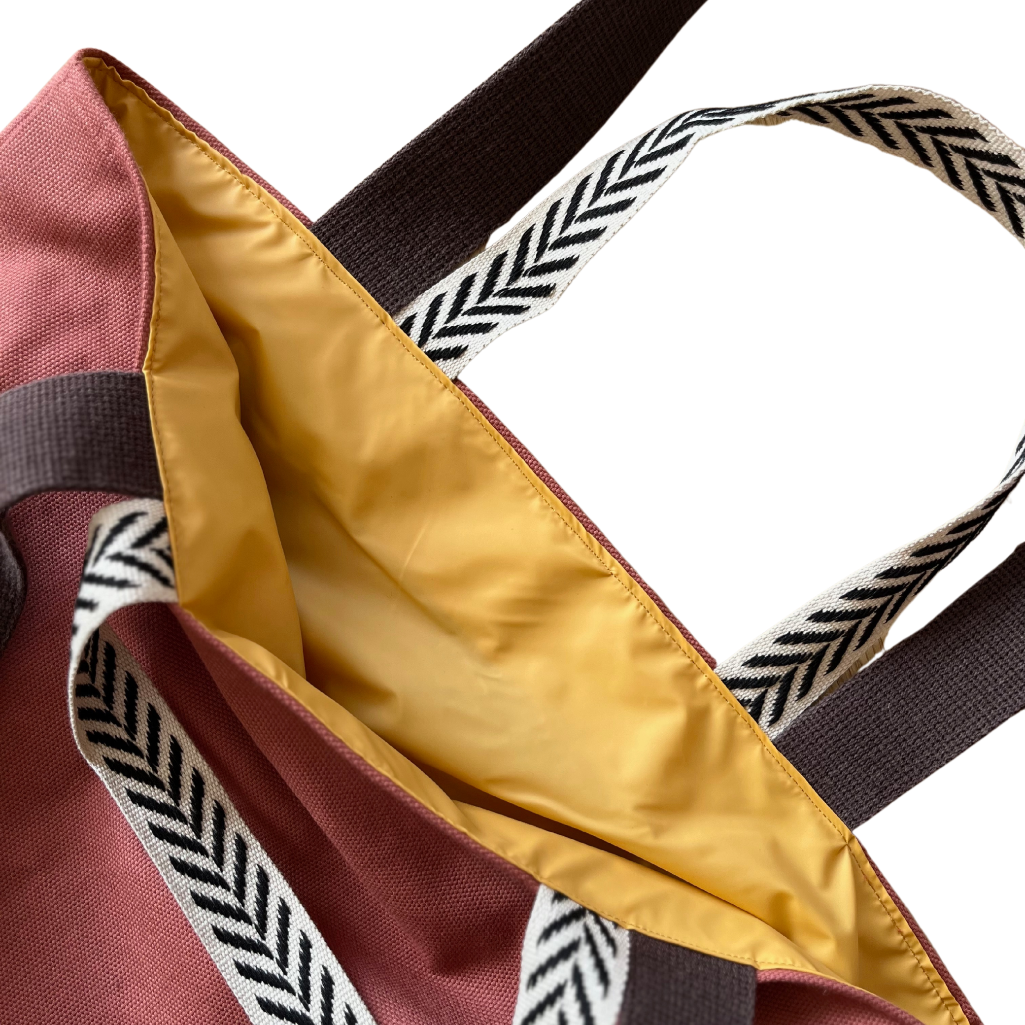 SMALL KANJI TOTE ROSE // RABBIT