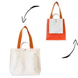 PRE-ORDER ONLY NO. 301 BOOTCUT TOTE ORANGE (REVERSIBLE)