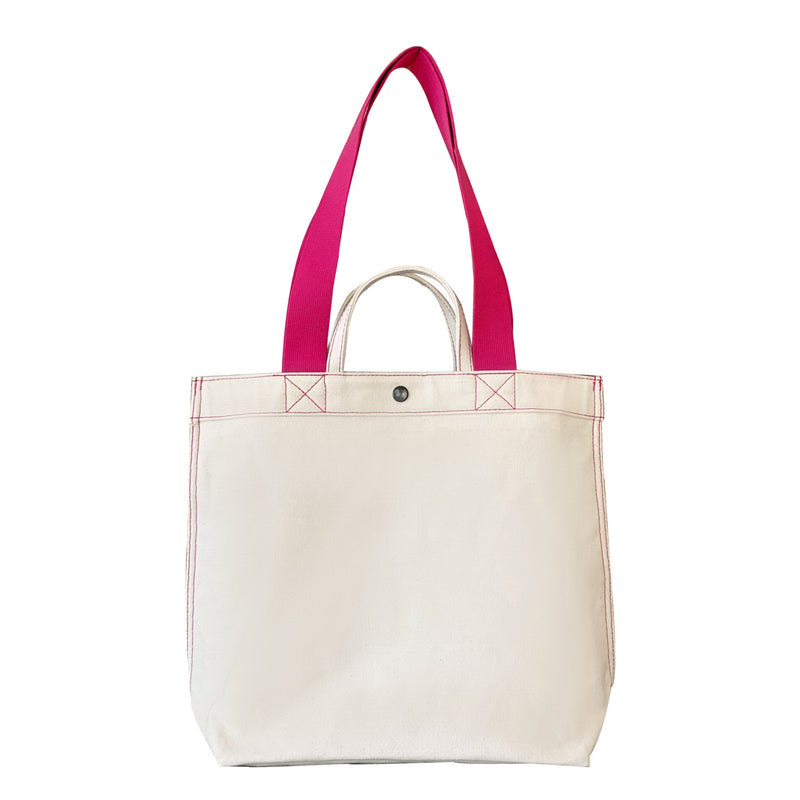 PRE-ORDER ONLY NO. 301 BOOTCUT TOTE RASPBERRY (REVERSIBLE)