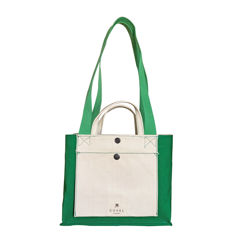 PRE-ORDER ONLY NO. 201 SMALL TOTE AVOCADO (REVERSIBLE)