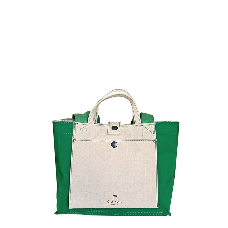 PRE-ORDER ONLY NO. 201 SMALL TOTE AVOCADO (REVERSIBLE)