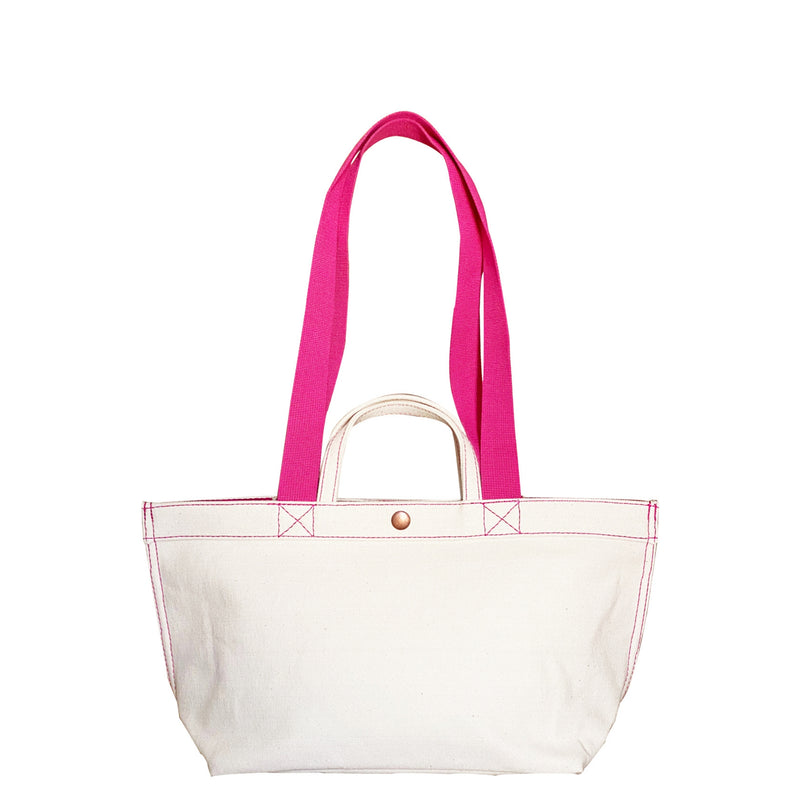 PRE-ORDER ONLY NO. 201 SMALL TOTE RASPBERRY (REVERSIBLE)