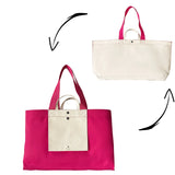 PRE-ORDER ONLY NO. 206 XXLARGE TOTE RASPBERRY (REVERSIBLE)