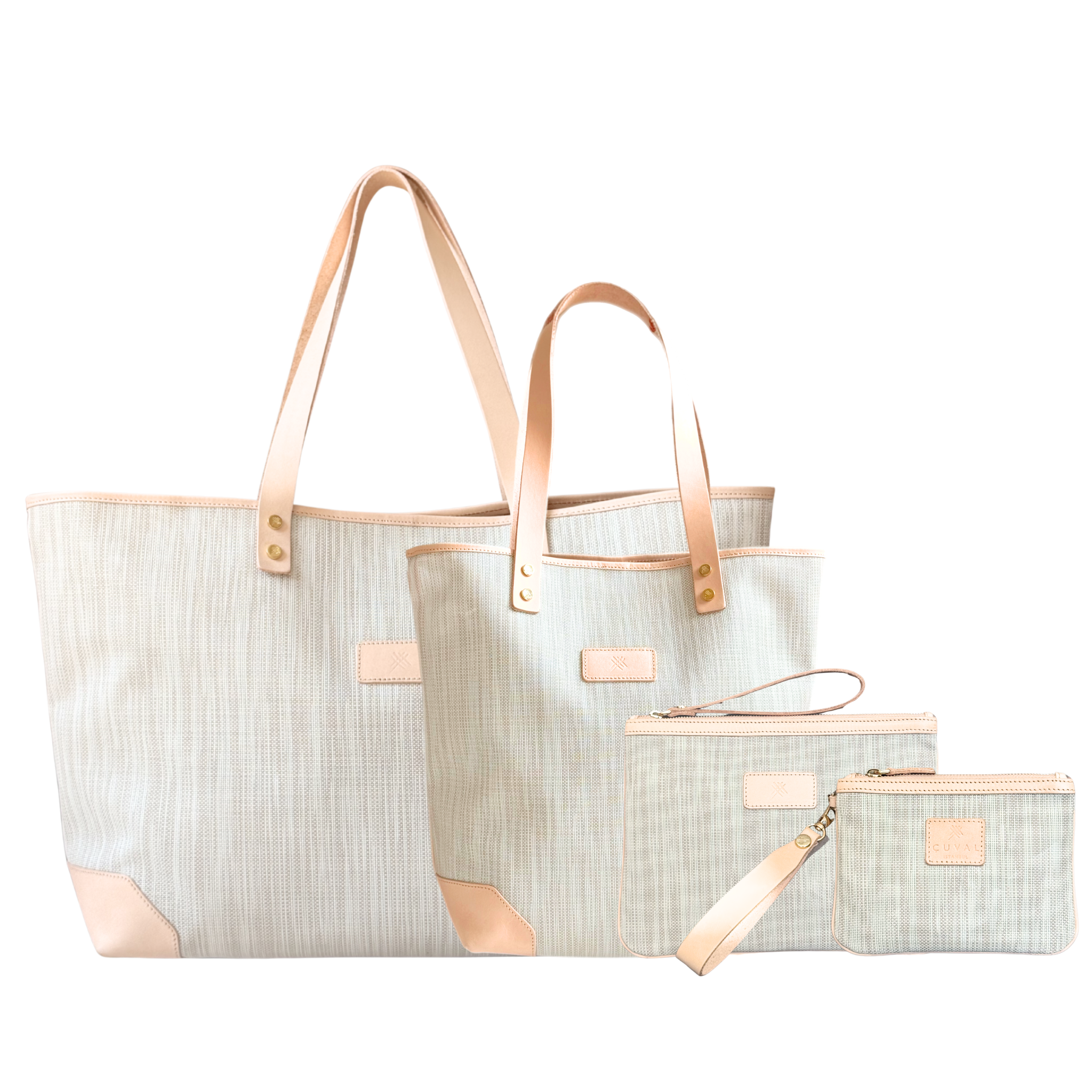 TRAVEL SET — BeigeStripes