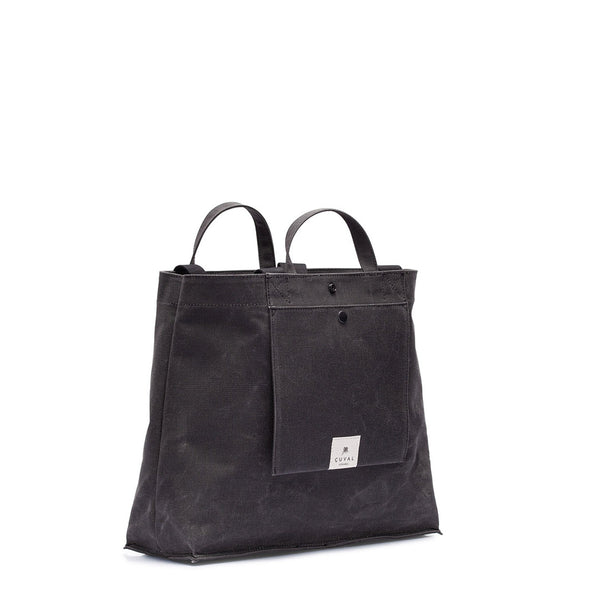 PRE-ORDER ONLY  No. 204 Large Tote Charcoal (REVERSIBLE)