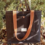 No. 203 Medium Tote Black Truffle (REVERSIBLE)
