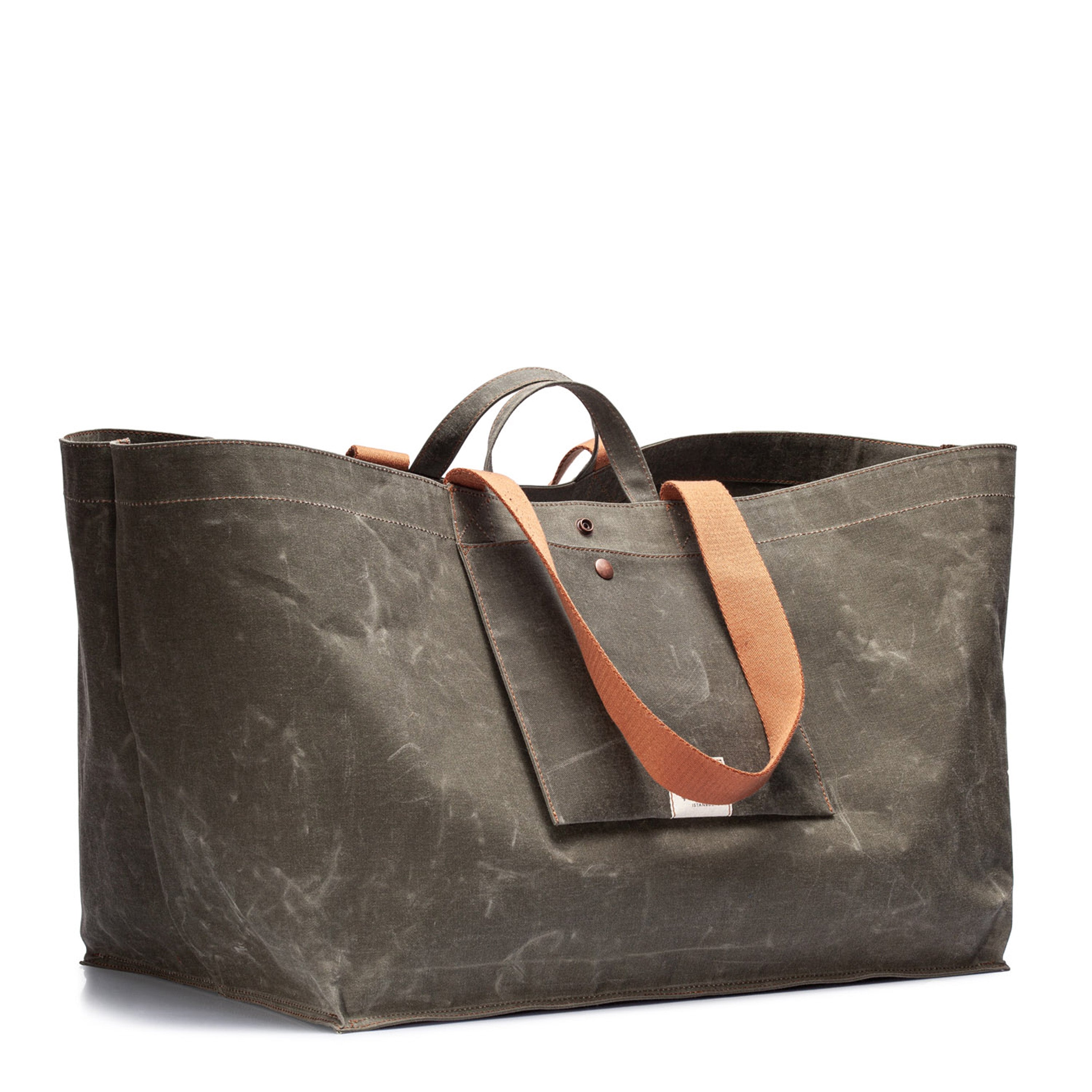 SADECE ÖN SİPARİŞ No. 209 Oversize Tote Moss (ÇİFT TARAFLI)