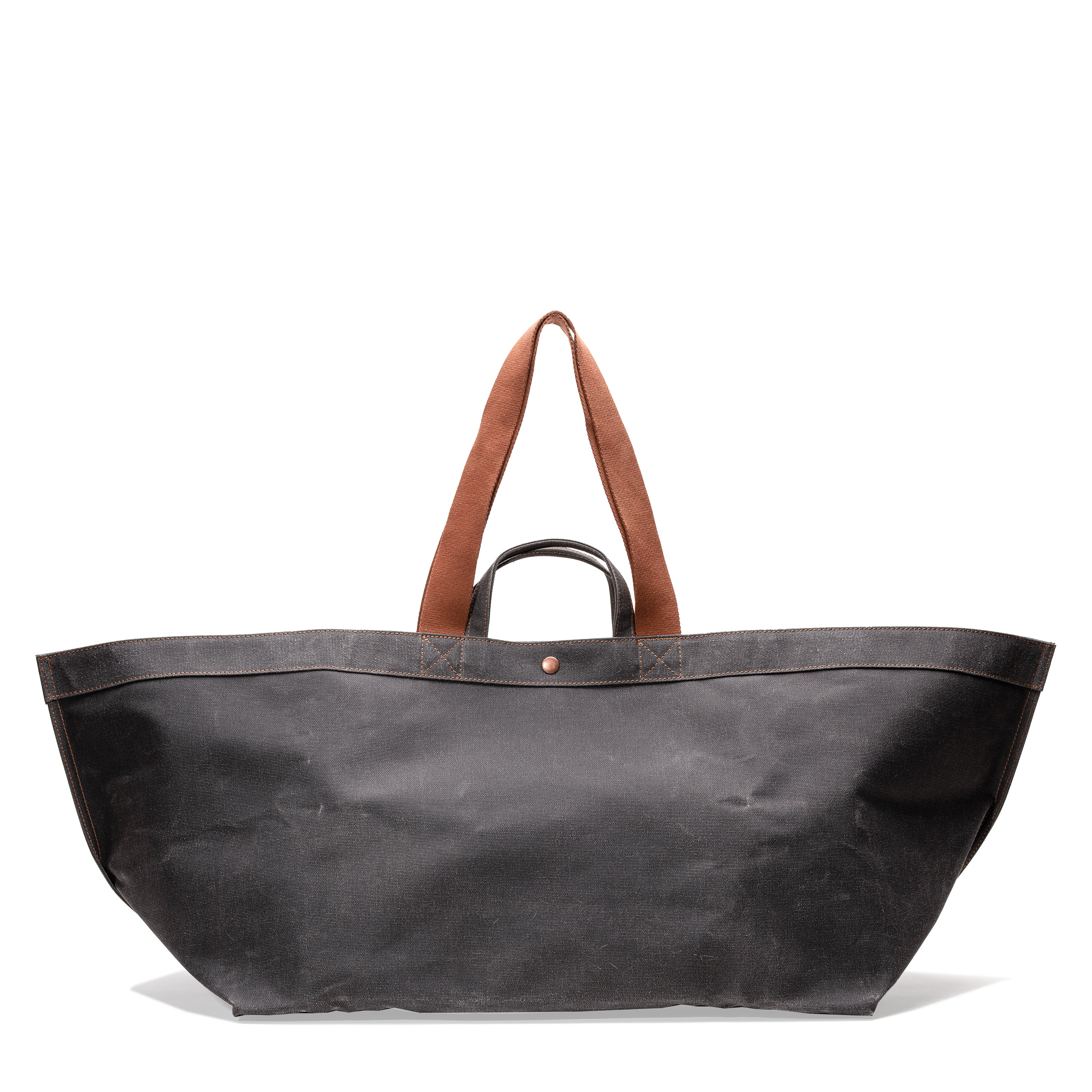 PRE-ORDER ONLY No. 209  Oversize Tote Black Truffle (REVERSIBLE)