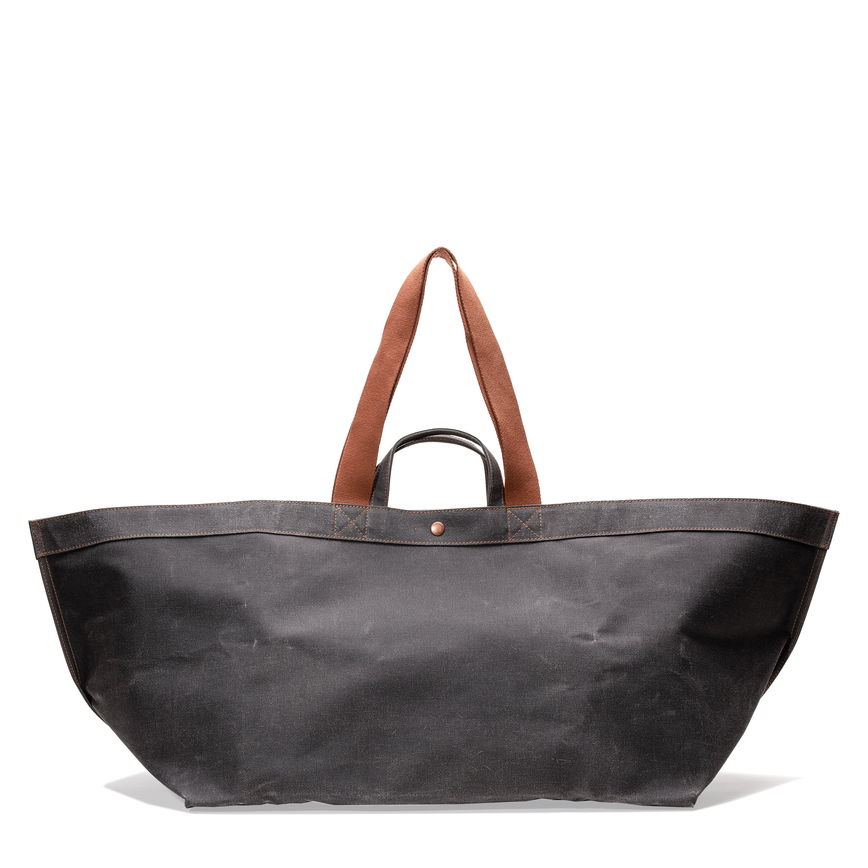 SADECE ÖN SİPARİŞ No. 209 Oversize Tote Black Truffle (ÇİFT TARAFLI)