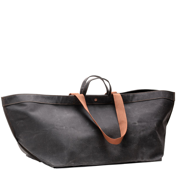 PRE-ORDER ONLY No. 209  Oversize Tote Black Truffle (REVERSIBLE)