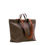 No. 203 Medium Tote Tobacco (REVERSIBLE)