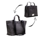 PRE-ORDER ONLY No. 201 Small Tote Charcoal (REVERSIBLE)