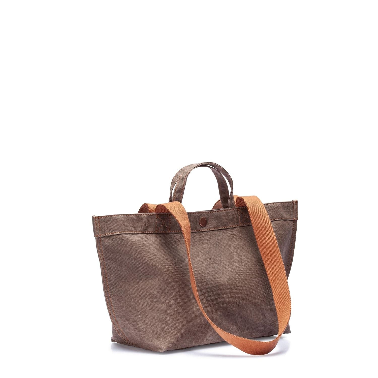 PRE-ORDER ONLY No. 201 Small Tote Tobacco (REVERSIBLE)
