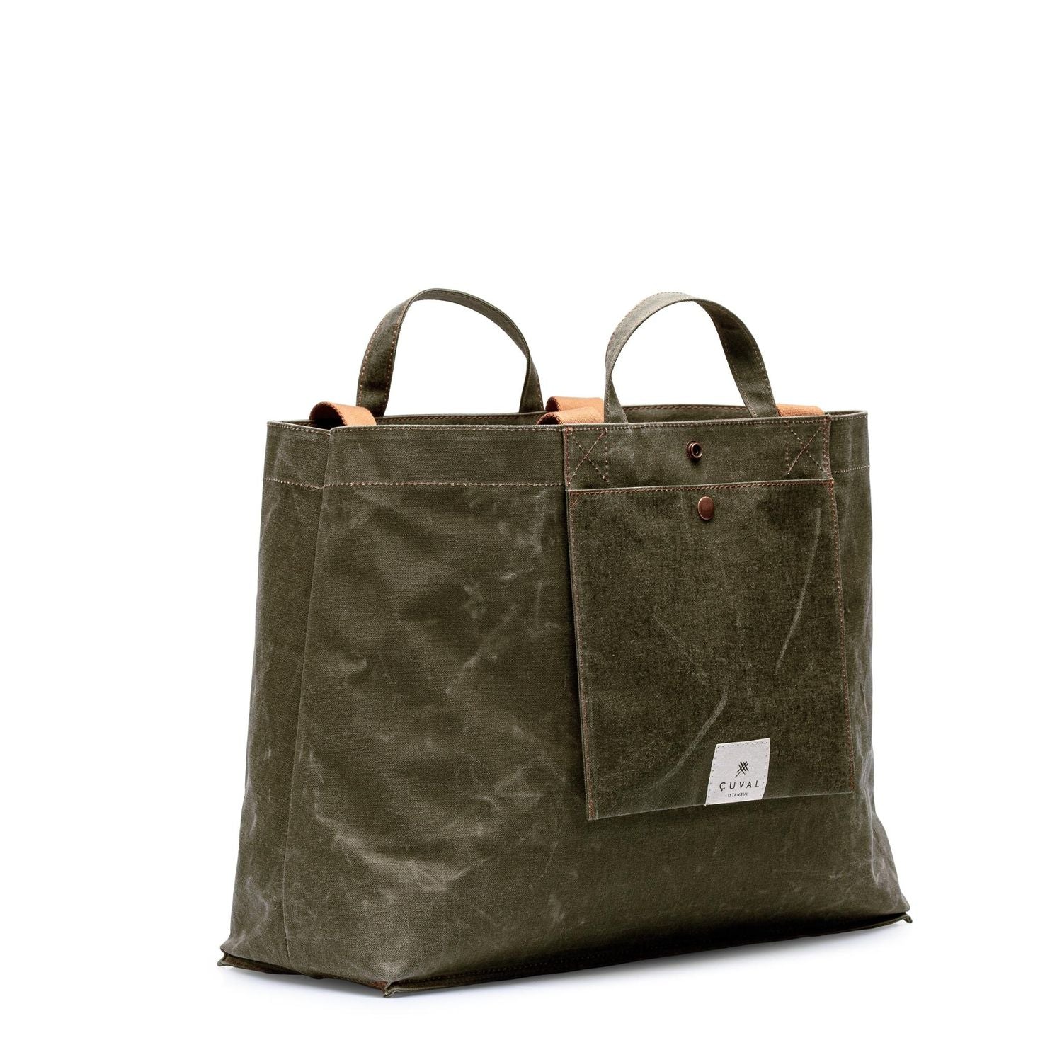 SADECE ÖN SİPARİŞ No. 205 XLarge Tote Moss (ÇİFT TARAFLI)