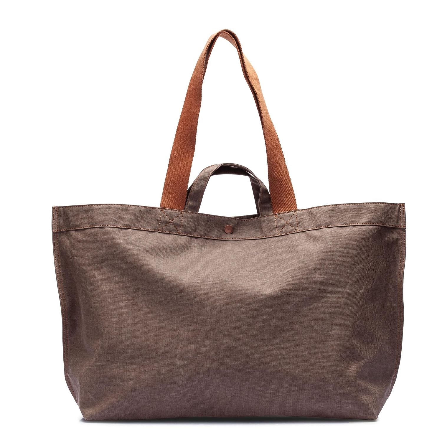 PRE-ORDER ONLY  No. 205 XLarge Tote Tobacco (REVERSIBLE)