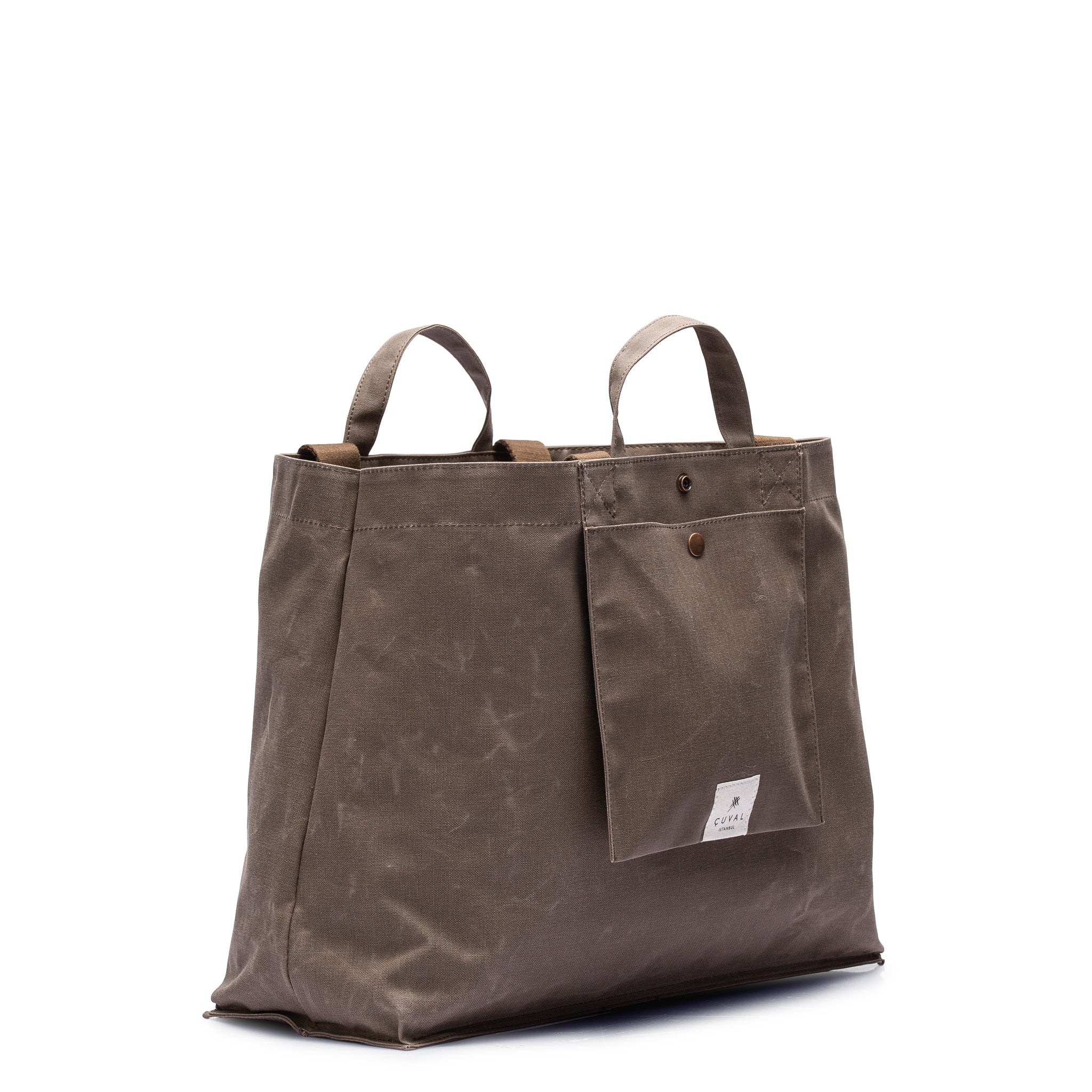 PRE-ORDER ONLY No. 205 XLarge Tote Wood (REVERSIBLE)